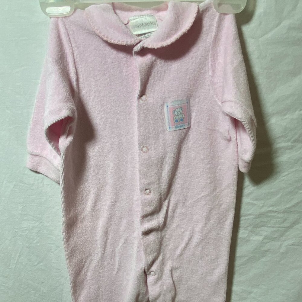 Carter's Pink Terry Sleeper